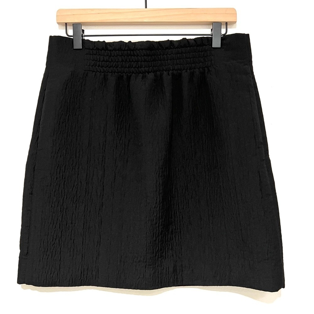 COS Black Textured Mini Skirt